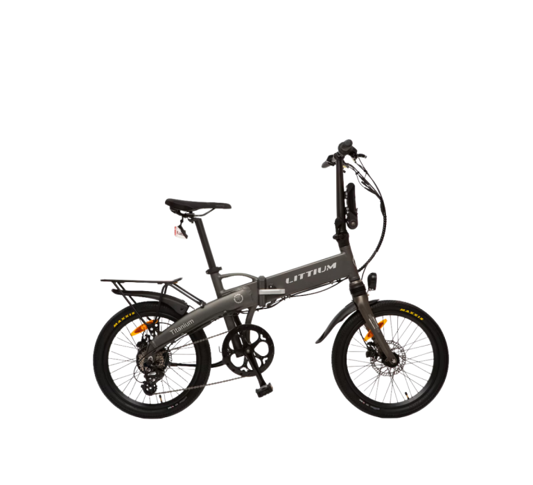 Bicicleta eléctrica plegable Ibiza Titanium 14 Littium