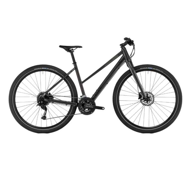 Bicicleta urbana Cube Hyde grafite 'n'black